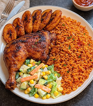Home jollof chicken